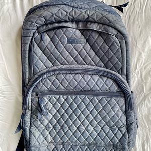 New w/out Tags Vera Bradley Large Denim Backpack